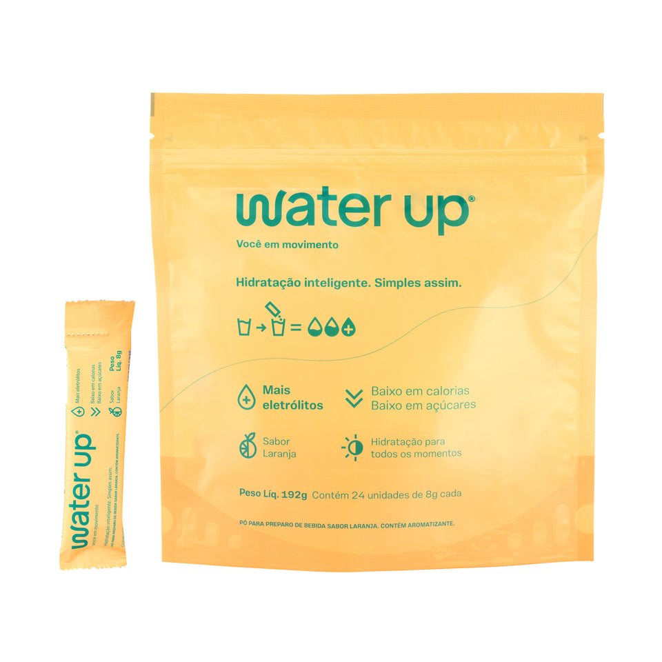 Water Up - Repositor de Eletrólitos - Laranja - 24un